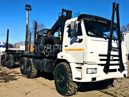 КАМАЗ 43118 лесовоз с Велмаш ВМ 10-86 и роспуском КАМАЗ 43118 лесовоз с Велмаш ВМ 10-86 и роспуском