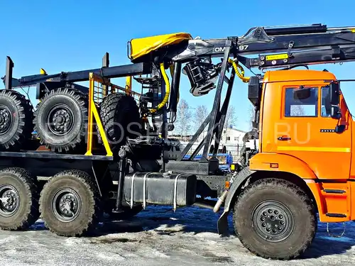 КАМАЗ 43118 лесовоз с Велмаш ОМТЛ-97 и роспуском КАМАЗ 43118 лесовоз с Велмаш ОМТЛ-97 и роспуском