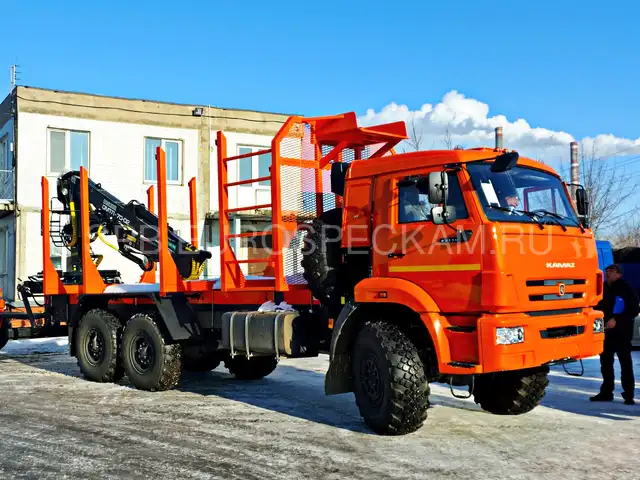 КАМАЗ 43118 сортиментовоз с Велмаш ОМТЛ-70-02 КАМАЗ 43118 сортиментовоз с Велмаш ОМТЛ-70-02