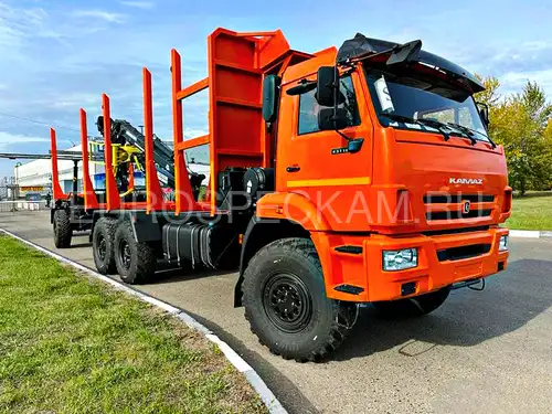 КАМАЗ 43118 сортиментовоз с Велмаш VC8L74