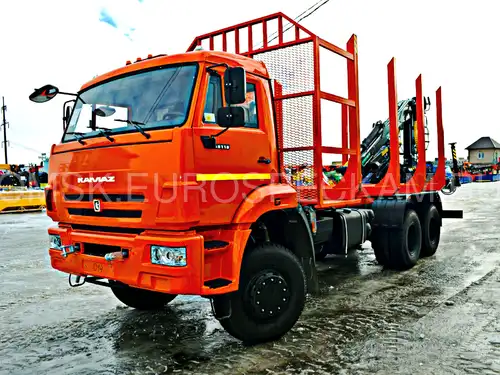 КАМАЗ 65115 сортиментовоз с Велмаш ОМТЛ-70-02