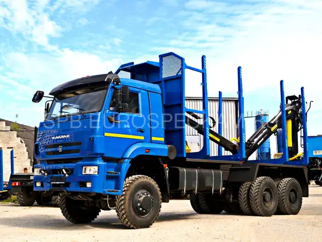 КАМАЗ 6522 лесовоз с Велмаш ВМ 10-74 (VM10L74) КАМАЗ 6522 лесовоз с Велмаш ВМ 10-74 (VM10L74)