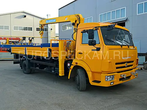 КАМАЗ 4308 бортовой с КМУ Soosan SCS 513 КАМАЗ 4308 бортовой с КМУ Soosan SCS 513