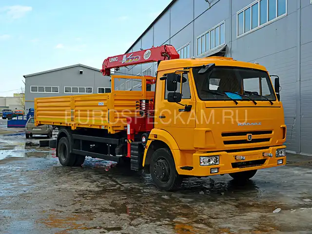 КАМАЗ 4308 бортовой с КМУ UNIC UR-V 373 КАМАЗ 4308 бортовой с КМУ UNIC UR-V 373
