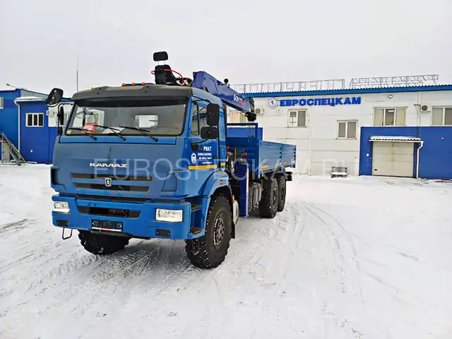 КАМАЗ 43118 бортовой с КМУ DongYang SS1956