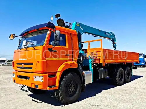 КАМАЗ 43118 бортовой с КМУ HKTC HLC-7016