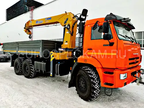 КАМАЗ 43118 бортовой с КМУ XCMG SQS250-4