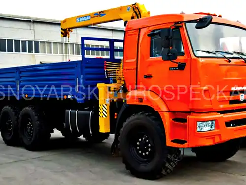 КАМАЗ 43118 бортовой с КМУ Soosan SCS 736 КАМАЗ 43118 бортовой с КМУ Soosan SCS 736