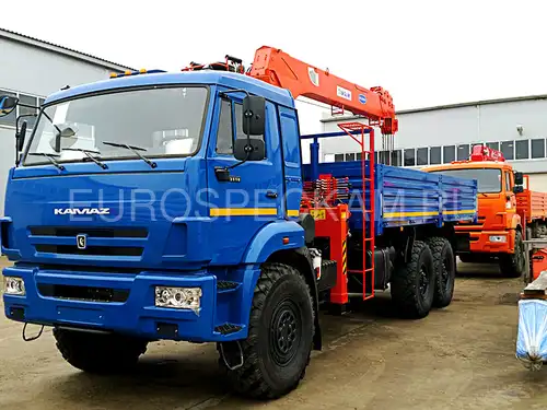 КАМАЗ 43118 бортовой с КМУ Kanglim KS 1256 G2