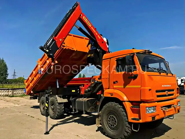 КАМАЗ 43118 самосвал с КМУ Palfinger Инман IM 150N