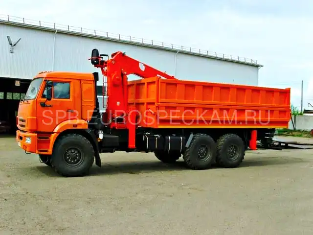 КАМАЗ 43118 самосвал с КМУ Kanglim KS 1256 G2 КАМАЗ 43118 самосвал с КМУ Kanglim KS 1256 G2