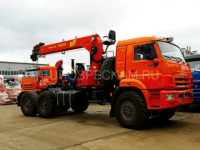 КАМАЗ 43118 тягач с КМУ Palfinger Инман ИТ-150 КАМАЗ 43118 тягач с КМУ Palfinger Инман ИТ-150
