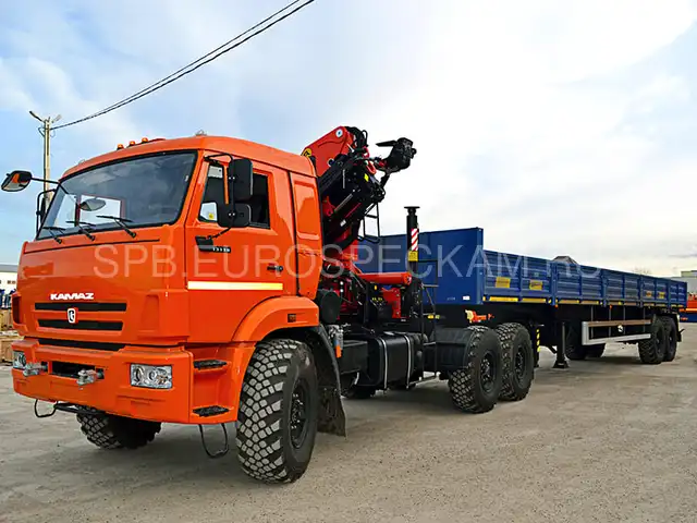 КАМАЗ 43118 тягач с КМУ Palfinger PK 23500 A КАМАЗ 43118 тягач с КМУ Palfinger PK 23500 A