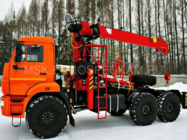 КАМАЗ 43118 тягач с КМУ Hangil HGC 986