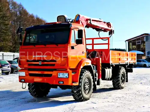 КАМАЗ 43502 бортовой с КМУ TAURUS 055A КАМАЗ 43502 бортовой с КМУ TAURUS 055A