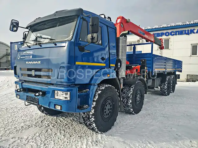 КАМАЗ 63501 бортовой с КМУ Kanglim KS2056H КАМАЗ 63501 бортовой с КМУ Kanglim KS2056H