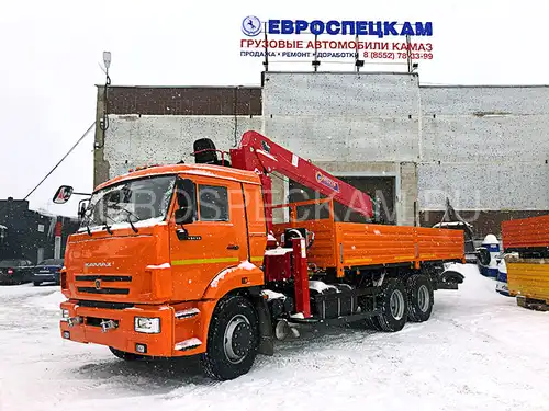 КАМАЗ 65115 бортовой с КМУ Horyong HRS 216