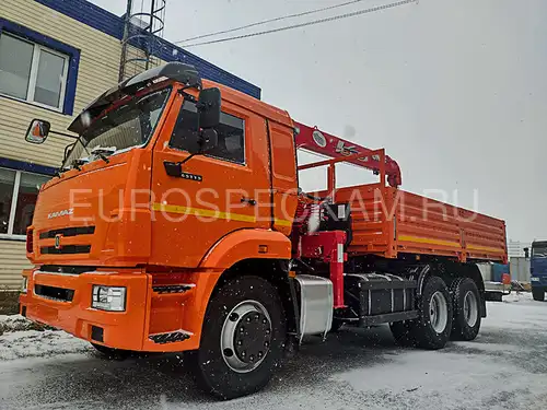 КАМАЗ 65115 бортовой с КМУ UNIC UR-V 373 КАМАЗ 65115 бортовой с КМУ UNIC UR-V 373