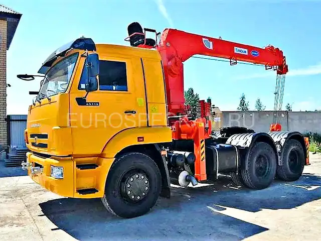 КАМАЗ 65116 седельный тягач с КМУ Kanglim KS 1256 G2 КАМАЗ 65116 седельный тягач с КМУ Kanglim KS 1256 G2