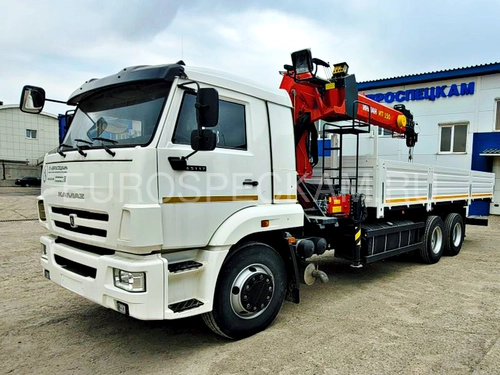 КАМАЗ 65117 бортовой с КМУ Palfinger Инман ИТ-150