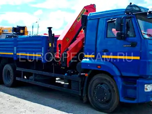 КАМАЗ 65117 бортовой с КМУ Palfinger PK 23500 A КАМАЗ 65117 бортовой с КМУ Palfinger PK 23500 A