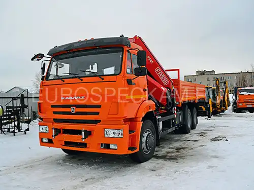 КАМАЗ 6520 бортовой с КМУ Fassi F385A.2.26