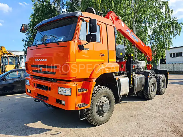 КАМАЗ 65225 седельный тягач с КМУ Kanglim KS2056H КАМАЗ 65225 седельный тягач с КМУ Kanglim KS2056H